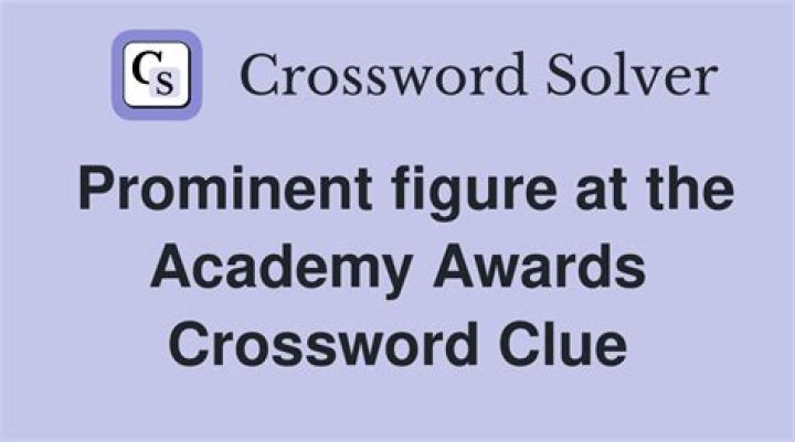Distinguished Celebrity at the Oscars Crossword Puzzle