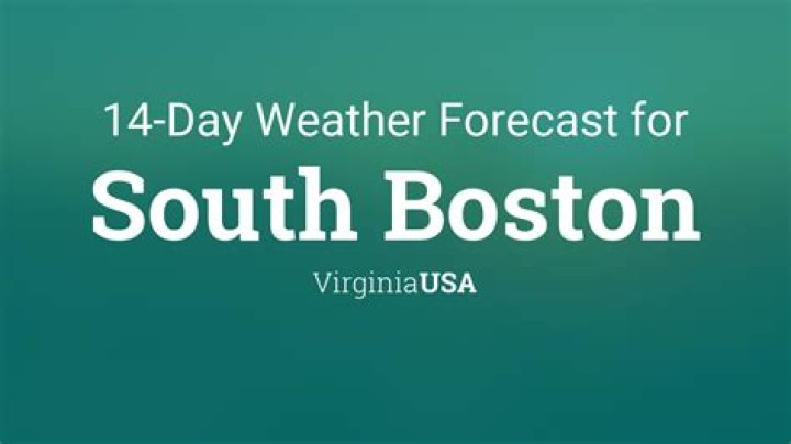 Understanding South Boston VA Weather: A Comprehensive Guide